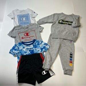 Champion Bundle 12month To Size 24 Months Sweatsuit Pullover Pull On Pants Gray